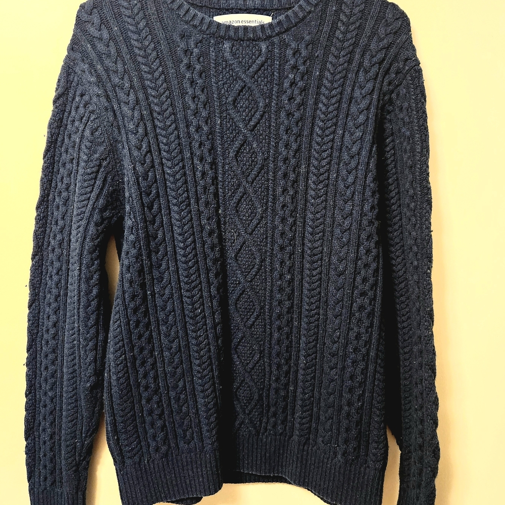 Amazon Essentials Men's Crewneck Sweater - Navy